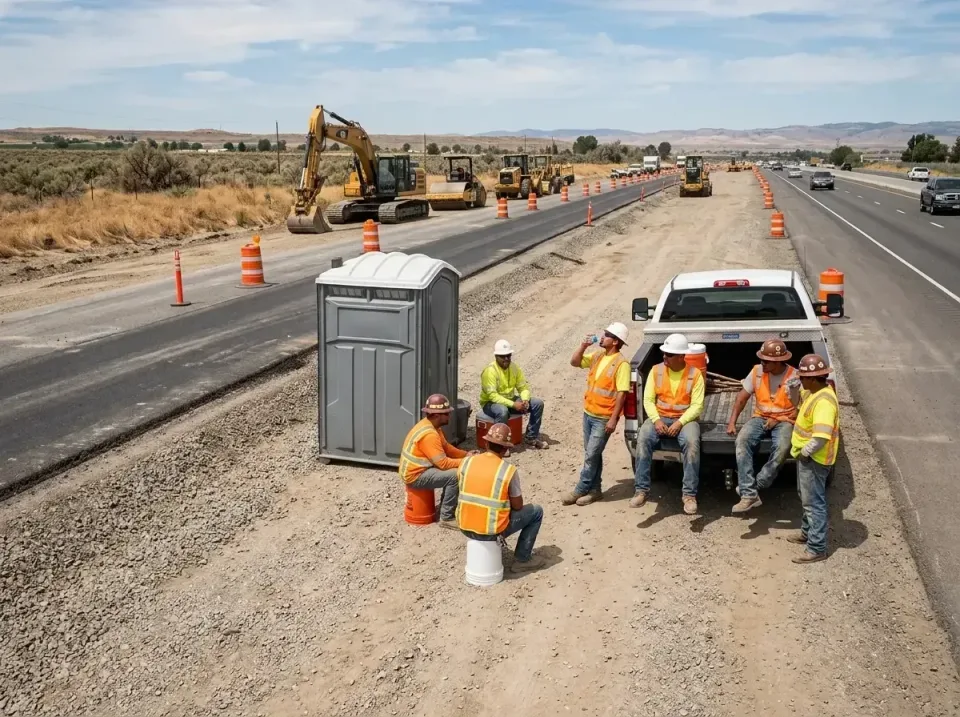 highway-road-construction-crew-007 — frequently asked questions, Porta Potty and Restroom Rentals in Hockinson, WA